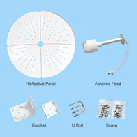 Antenne parabolique à grille polarisée double 1,7-4,2 GHz 21 dBi longue portée pour routeur 4G LTE