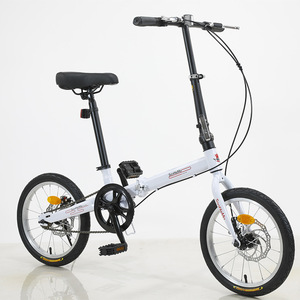 Vente en gros Vélos pliants 16 pouces Mini Single-Speed pour adultes avec frein à disque Fourche en acier <span class=keywords><strong>Vélo</strong></span> <span class=keywords><strong>pliant</strong></span> bon marché - Product Image 4