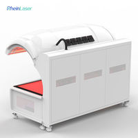 Pod de thérapie par lumière rouge multi-longueurs d'onde 633nm 810nm 850nm 940nm, lit de photobiomodulation pour tout le corps, pour la réparation des tissus profonds