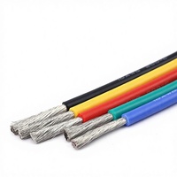 Kabel Silikon 4AWG 25mm² 4Gauge Ultra Fleksibel Berlapis Timah OFC untuk RV, Inverter Off-grid, Printer 3D, Heat Bed, Tahan Hingga 200C