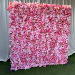 Fondo floral artificial de estilo natural con combinación de flores y hojas para decoración de tiendas y fiestas - Product Image 4