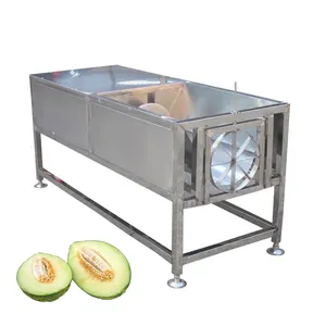 Cortador automático para processamento de abóbora e melão, divisor de frutas e vegetais, máquina de processamento e separação automática