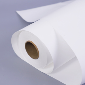 Rouleau de papier synthétique PP imperméable et résistant aux déchirures 170 g/m² pour impression à l'encre éco-solvant UV, blanc brillant, pour affiches intérieures/extérieures - Product Image 2
