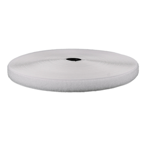 Cintas de gancho y bucle tejidas sin adhesivo para máquina de coser, cierres para accesorios de ropa, blancas, compatibles con OEM y ODM - Product Image 5