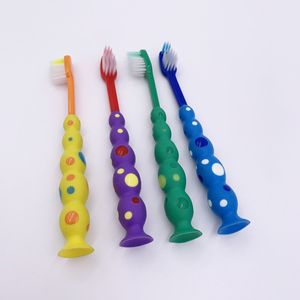 Hot Selling Kids <strong>Toothbrush</strong> with Fun Suction Cup - Product Image 4