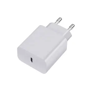 25W European Fast Charger European Mobile Phone Travel Charger USB Type C Wall Charger EU US Plug Adapter for MacBook