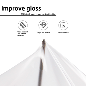 <span class=keywords><strong>Film</strong></span> de protection PPF auto-cicatrisant brillant de 1,52*15M, anti-jaunissement, hydrophobe, TPU, vente en gros - Product Image 3