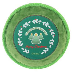 D KING Christmas Flying <span class=keywords><strong>Disk</strong></span> <span class=keywords><strong>Dog</strong></span> Jouets à mâcher grinçants pour chien en cours d'exécution - Product Image 3