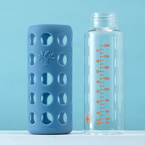 Biberón de Vidrio de Alta Transmisión de 240 ml, Tamaño Estándar, Resistente a Impactos - Product Image 3