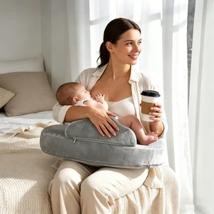 Cuscino per <span class=keywords><strong>Allattamento</strong></span> per Donne in Gravidanza e per l'Apprendimento del Bambino, Staccabile, Lavabile, Multifunzione in Cotone - Product Image 5