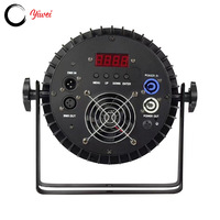 18X18W 6in1 Barre lumineuse d'étape de pair plat de fonte d'aluminium RGBWA + LED UV allume le mode de contrôle DMX512