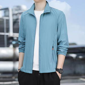 2024 hommes léger respirant été pêche vêtements de sport imperméable crème solaire chemise avec col montant activités de plein air - Product Image 2