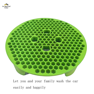 FUOU multifonctionnel en plastique 4 trous conception Portable filtre <span class=keywords><strong>de</strong></span> piégeage <span class=keywords><strong>de</strong></span> la saleté planche à laver seau insérer grain garde <span class=keywords><strong>pour</strong></span> le lavage <span class=keywords><strong>de</strong></span> <span class=keywords><strong>voiture</strong></span> - Product Image 4