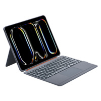 Vente chaude magnétique détachable sans fil iPad Pro Air 13 pouces M4 2024 tablette clavier étui 7 couleurs rétro-éclairage pavé tactile 2024