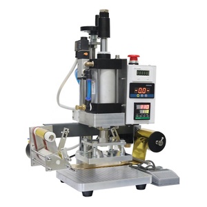 Nhà máy khí nén nhiệt Lá Nóng biểu tượng Máy dập cho giày da giấy - Product Image 3