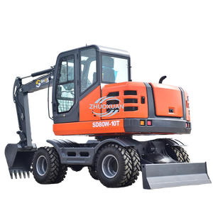 Mini-excavatrice sur chenilles de 1,4 tonne avec lame de nivellement pour travaux de terrassement - Product Image 5