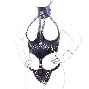 Cinto de couro goth para mulheres, sexy, bdsm, bondage, punk, bondage, lingerie gótica, 1 peça - Product Image 1