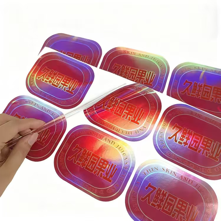 High-Quality Custom Laser Paper Printing Stickers for Agricultural Products & Fruit Outer Packaging Labels - Free Design