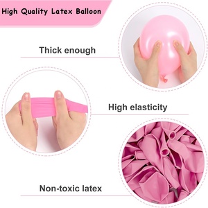 100 ballons macaron de 12 pouces pour décoration de fête de naissance, fournitures de fête, ballons ronds pastel pour nouveau-né, fabricant de ballons - Product Image 3