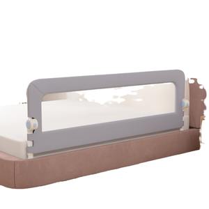 Barrière de lit bébé sans installation requise, barrière de sécurité réglable anti-chute pour enfants, tout-petits, nourrissons, maille respirante - Product Image 1