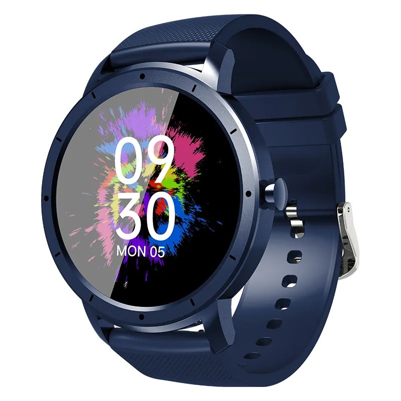 Round touch screen ultra thin smartwatch reloj diy wallpaper waterproof blood oxygen sports smart watch