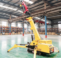 Grue araignée moderne avec commande hydraulique avancée pour un transport efficace de charges lourdes