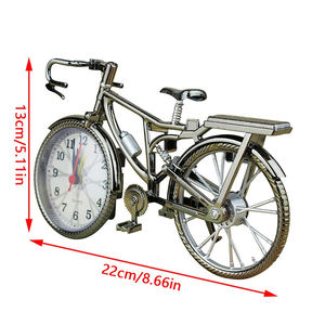 Décoration Rétro Vélo Réveil Créatif Petit Cadeau En Plastique pour Décoration de Salon - Product Image 2