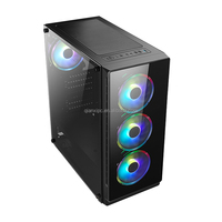 Dernière tour moyenne ATX Gabinete gamer gaming pc cabinet ordinateur en aluminium Micro boîtier ATX pc