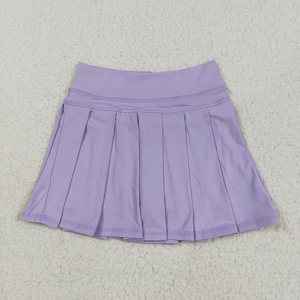 Rts Baby Girls 9 Effen Kleuren Geplooide Ruches Yoga In Shorts Skorts Bottoms Kleding Peuter Kids Rokken Boetiekrok - Product Image 6