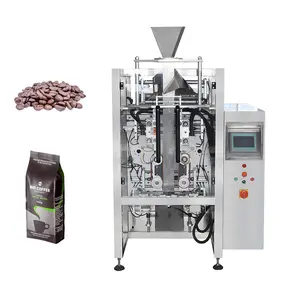Quad Seal Block Bottom Bag Coffee Bean Coffee Powder 4 Side Seal Packing Machine with Exhaust Valve