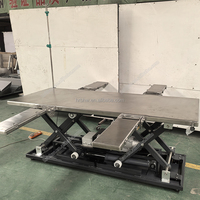 Table d'opération animale de grande capacité de poids d'usine chinoise fournisseur de table d'opération de chirurgie de cheval