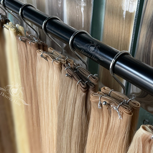Extensiones de Cabello Natural Ruso Eslavo Genius Weft, Cabello Humano con Cutícula Alineada, Trama de Cabello Humano Profesional para Salón - Product Image 2
