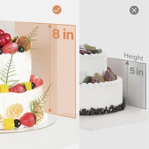 Boîte à gâteau 12X12X8/10x10x8 à prix compétitif boîte à gâteau de <span class=keywords><strong>mariage</strong></span> personnalisée imprimée en blanc à chaud vente en gros - Product Image 2