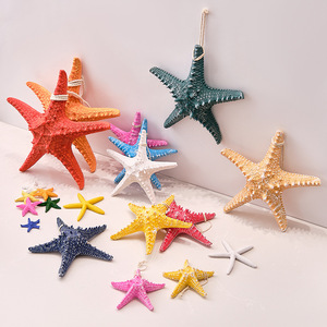 Resin Starfish Wall Decor 16cm Set Wedding Backdrop <b>Ornaments</b> Photography Props - Product Image 2