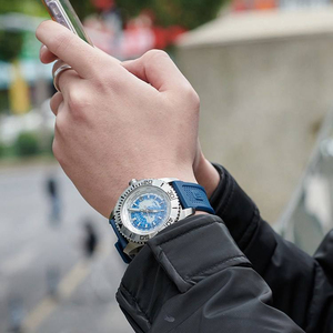 ผู้ผลิตนาฬิกาข้อมือจักรกลสำหรับนักดำน้ำ OEM GMT สายยาง  โลโก้แบรนด์ส่วนตัว ตัวเรือนสแตนเลสแซฟไฟร์แบบกำหนดเอง - Product Image 2