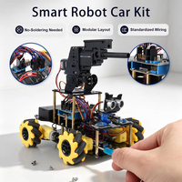 ACEBOTT NOUVEAU Kit Robot Voiture Pistolet à Eau STEM ESP32 4WD Mecanum DIY Codage Python Kit Robotique STEM pour l'école Arduino