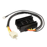 GOOFIT 4 Pin 14.5V Motorcycle Voltage Regulator Rectifier Replacement for GN250E 1982-1994