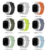 Bracelet en silicone réglable et étanche pour le sport et bracelet de montre Pioneer Ocean Mecha en silicone pour Apple Watch Ultra 49 mm (WB1220TA)