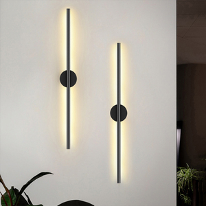 Hiện đại tối giản trong nhà dẫn ánh sáng tường thông minh nhôm Đèn treo tường cho nhà <span class=keywords><strong>bar</strong></span> phòng khách bầu không khí Đèn tường - Product Image 3