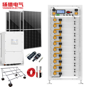 ระบบจัดเก็บพลังงานแบบติดตั้งบนแร็คที่ปรับแต่งได้ 51.2V 100Ah LiFePO4 พร้อม BMS ระบบไฮบริดกริด ออลอินวัน - Product Image 4