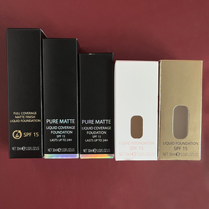 Base maquillaje impermeable y Mate cobertura completa maquillaje logotipo personalizado base líquida vegana - Product Image 6