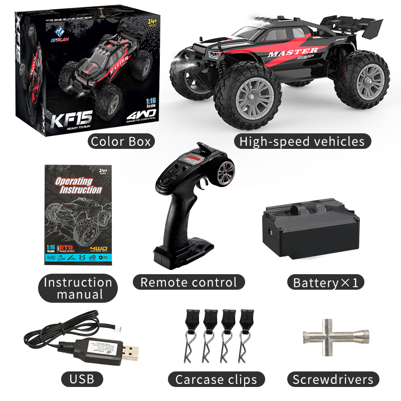 HOSHI KF15 RC Cars - High Speed 2.4G Remote Control Toys