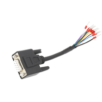 Arnés de cables Serie DB personalizada del fabricante (DB9 DB15 DB26) Ensamblaje de cables Arnés de cables BNC para uso médico y automotriz