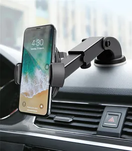 Free Shipping Dropshipping Mobile Phone Accessories Universal Flexible Car Mount Cellphone Holder Stand Custom Accept