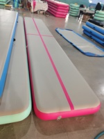 Tapis de gymnastique gonflable AirTrack antidérapant, portable et étanche, taille personnalisable, idéal pour la gymnastique - Offre Spéciale