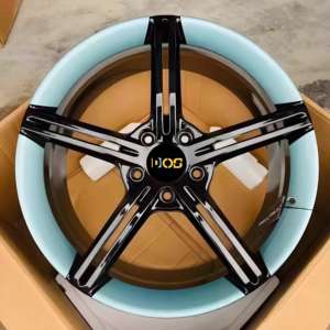 Jantes en alliage DOS Classic 21 pouces 5x130 pour Audi RS <span class=keywords><strong>E</strong></span>-<span class=keywords><strong>tron</strong></span> GT Porsche Panamera <span class=keywords><strong>Taycan</strong></span> volvo Xc60 2020 - Product Image 2