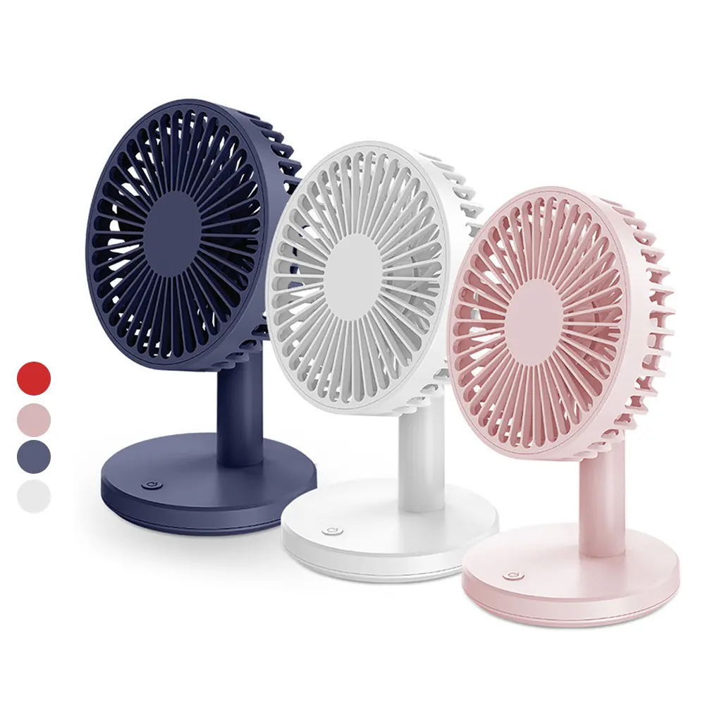3 Speed Mini USB Desktop Fan Personal Portable Cooling Fan with 360 Rotation Adjustable Angle for Office Household Traveling Car