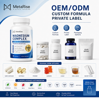 Complément Alimentaire Minéral OEM Marque Privée : Capsules de Complexe de Magnésium 8 Formes, 90 Unités