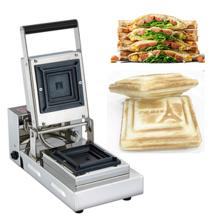 Máquina Tostadora Eléctrica Comercial con Molde Personalizado para Pequeñas Empresas, Máquina Industrial para Hacer Waffles, Sándwiches <span class=keywords><strong>y</strong></span> Hamburguesas - Product Image 1