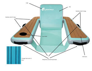 <span class=keywords><strong>Flotadores</strong></span> para piscina al aire libre, flotador inflable para piscina, silla de salón, paseo inflable, juguetes inflables para piscina de verano - Product Image 6